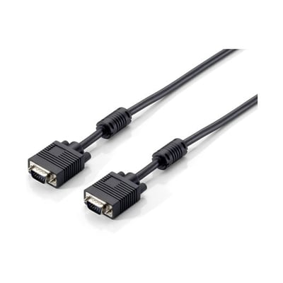 Cable VGA m/m para monitor 1.5m - Negro