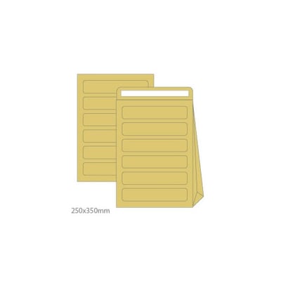 Saco de Correo Interno Kraft 250x350mm Pack 10un
