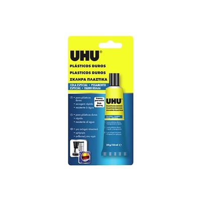 Pegamento Plásticos Duros UHU 30g33ml