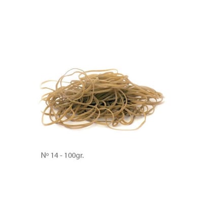 Elásticos nº 14 - caixa de 100g