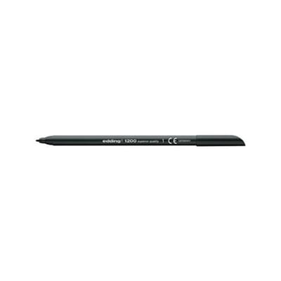 Marcador Medio Edding 1200 Negro Cx 10un