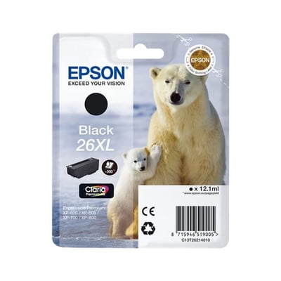 Cartucho de tinta Original Epson T2621 Negro XL