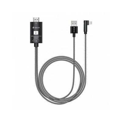 Cable Storm Devia HDMI a Lightning/USB - Negro