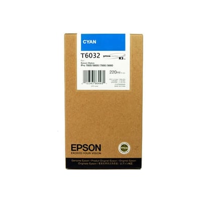 Cartucho de tinta Original Epson T6032 Cian