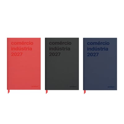 Agenda Comércio Indústria 2027 A4 - Cores Sortidas