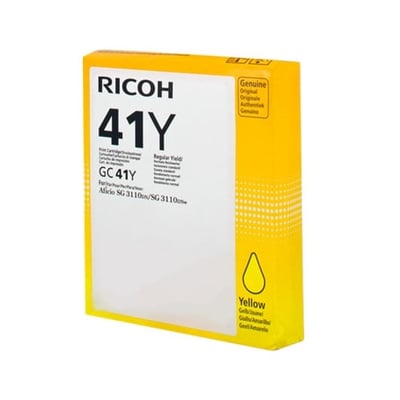 Tinteiro Original Ricoh Type GC-41 Amarelo Alta C.