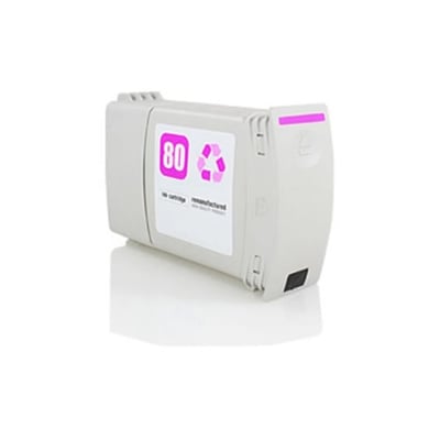 Tinteiro Compatível HP 80 350ml Magenta 