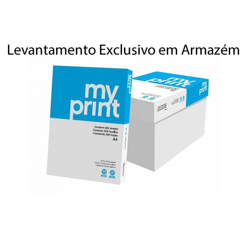 Papel Fotocópia A4 75gr My Print 5x500 folhas