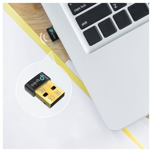 Adaptador Bluetooth USB TP-Link UB5A Nano — Bluetooth 5.0, USB 2.0, para PC