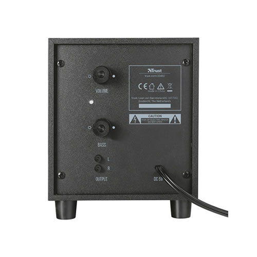 Colunas Avora Subwoofer 2.1 Speaker - Preto