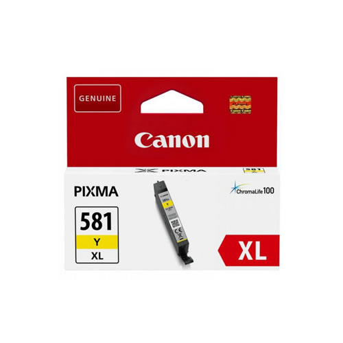 Tinteiro Original Canon CLI-581 XL Amarelo