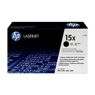 Toner Original HP 15X (C7115X) Preto