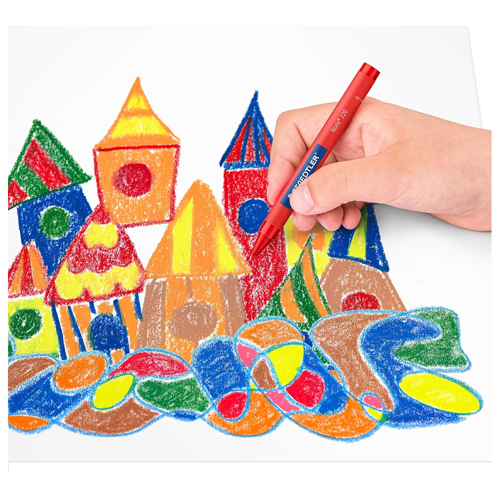 Lápis de Cera Staedtler Noris 24 Cores Brilhantes