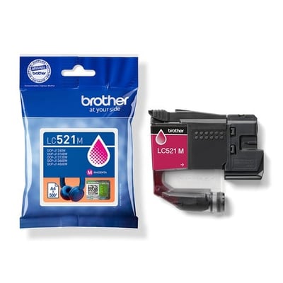 Cartucho de tinta Original Brother LC521 Magenta