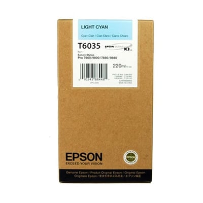 Cartucho de tinta Original Epson T6035 Cian Claro