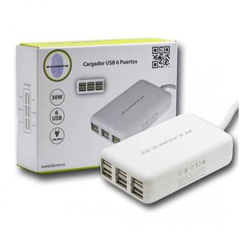 Carregador USB 6 Portas - Kloner