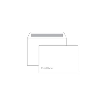 Sobres Autodex 114x162mm C6 90gr - blanco 500un