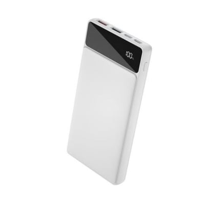 Powerbank 10000mAh Visor LCD - Blanco