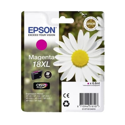 Cartucho de tinta Original Epson 18XL (T1813) Magenta Alta Cap.