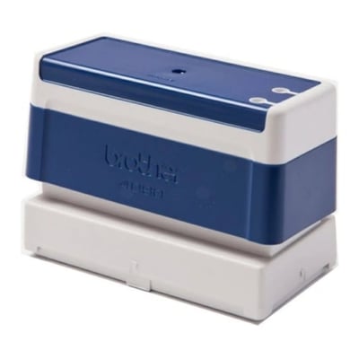 Estrutura Carimbo Brother 40mm x 90mm Azul