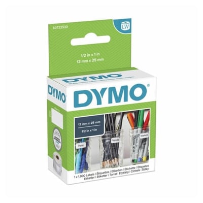 Etiquetas Dymo 11353 13x25mm Rollo 1.000un.