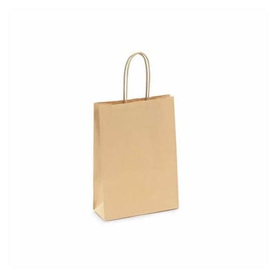 Saco 24x09x31cm Papel Kraft c/ Asas 115g 250un.