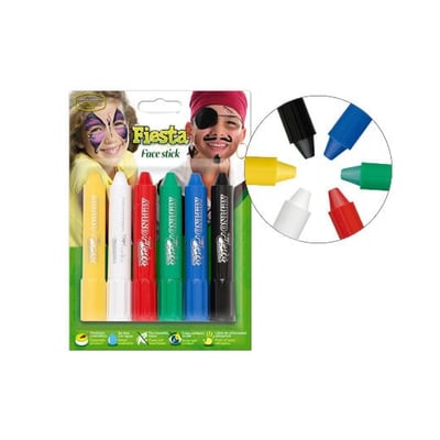 Barra de Maquillaje Facial Stick 6 colores surtidos