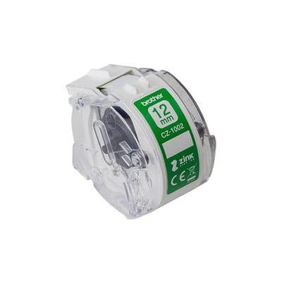 Rollo de Etiquetas Brother 12mmx5m CZ-1002