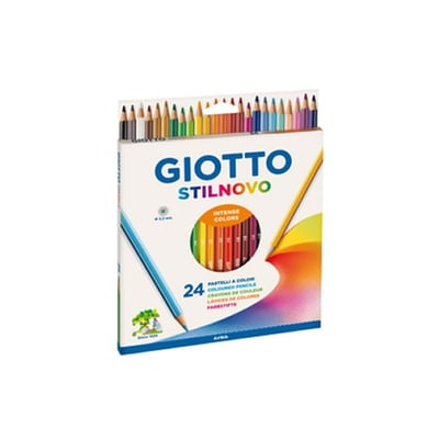 Lápiz de Color 18cm Giotto Stilnovo Cx Cartón 24un