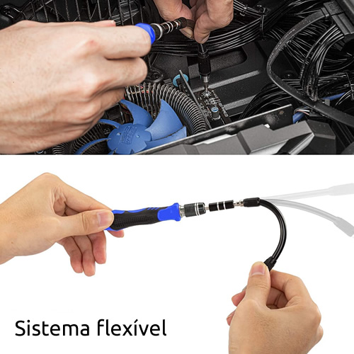 Kit de chave de fendas multifunções 132 em 1