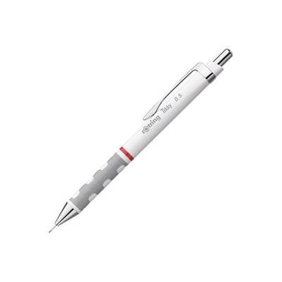 Lapicero Rotring 0,5mm Tikky II Blanco Pack 12
