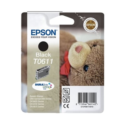 Cartucho de tinta Original Epson T0611 Negro