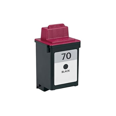 Cartucho de tinta reciclado Lexmark 70 (12AX970E) negro