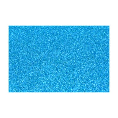 Goma Eva 50x70cm Purpurina Azul Claro - 1ud
