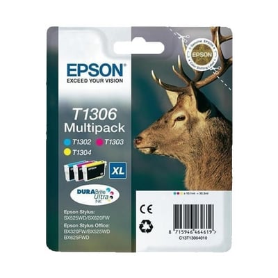 Cartucho de tinta Original Epson T1306 Pack 3 Colores