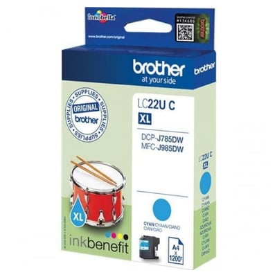 Cartucho de tinta Original Brother LC22U Cian