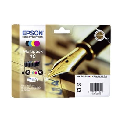 Cartucho de tinta Original Epson 16 Pack 4 colores