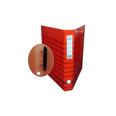 Carpeta Arq. Rojo L80 320x280 c/Rayas Azules 10un