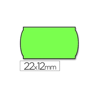 Rollo de etiquetas 22x12 Verde - Pack 42