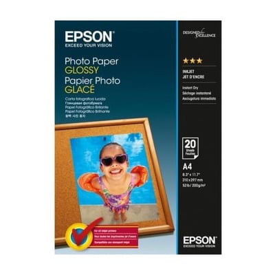 Papel Fotográfico Epson Glossy A4 200gr 50 hojas