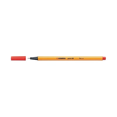Marcador Stabilo Point 88 Rojo - Pack 10un