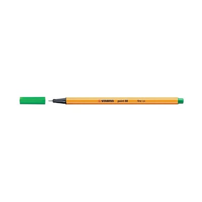 Marcador Stabilo Point 88 Verde - Pack 10un