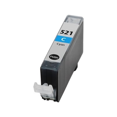 Tinteiro Compatível Canon CLI-521 Ciano