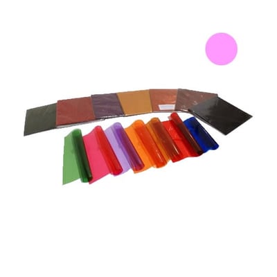 Papel Celofán 30g 70cmx100mt 25 Hojas - Rosa
