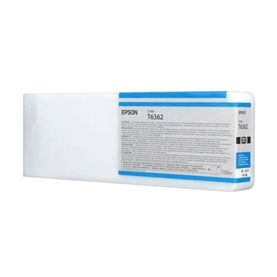 Cartucho de tinta Original Epson T6362 Cian Alta Cap.
