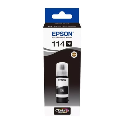 Tinteiro Original Epson EcoTank 114 Preto Foto