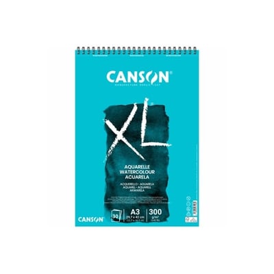 Bloc Espiralado Canson XL Aquarelle A3 300gr 30Hojas
