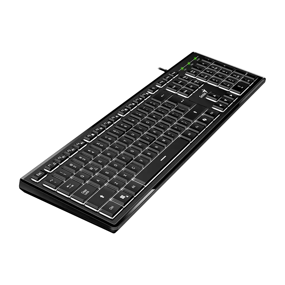 Teclado SlimStar 820 AI Iluminado Preto