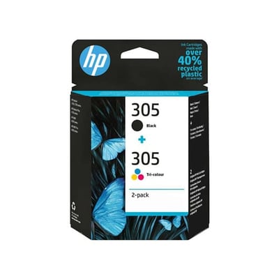 Tinteiro Original HP 305 Preto + Tricolor