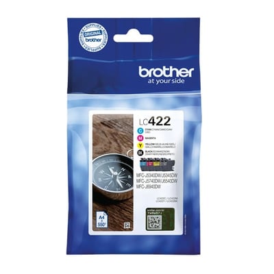 Cartucho de tinta Original Brother LC422 Pack 4 colores